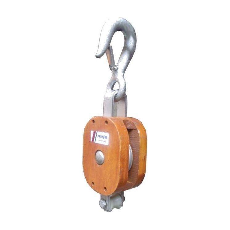 Anja PU42 Regular Wood Pulley Block - Hook Type - KHM Megatools Corp. Anja PU42 Regular Wood Pulley Block - Hook Type - KHM Megatools Corp.